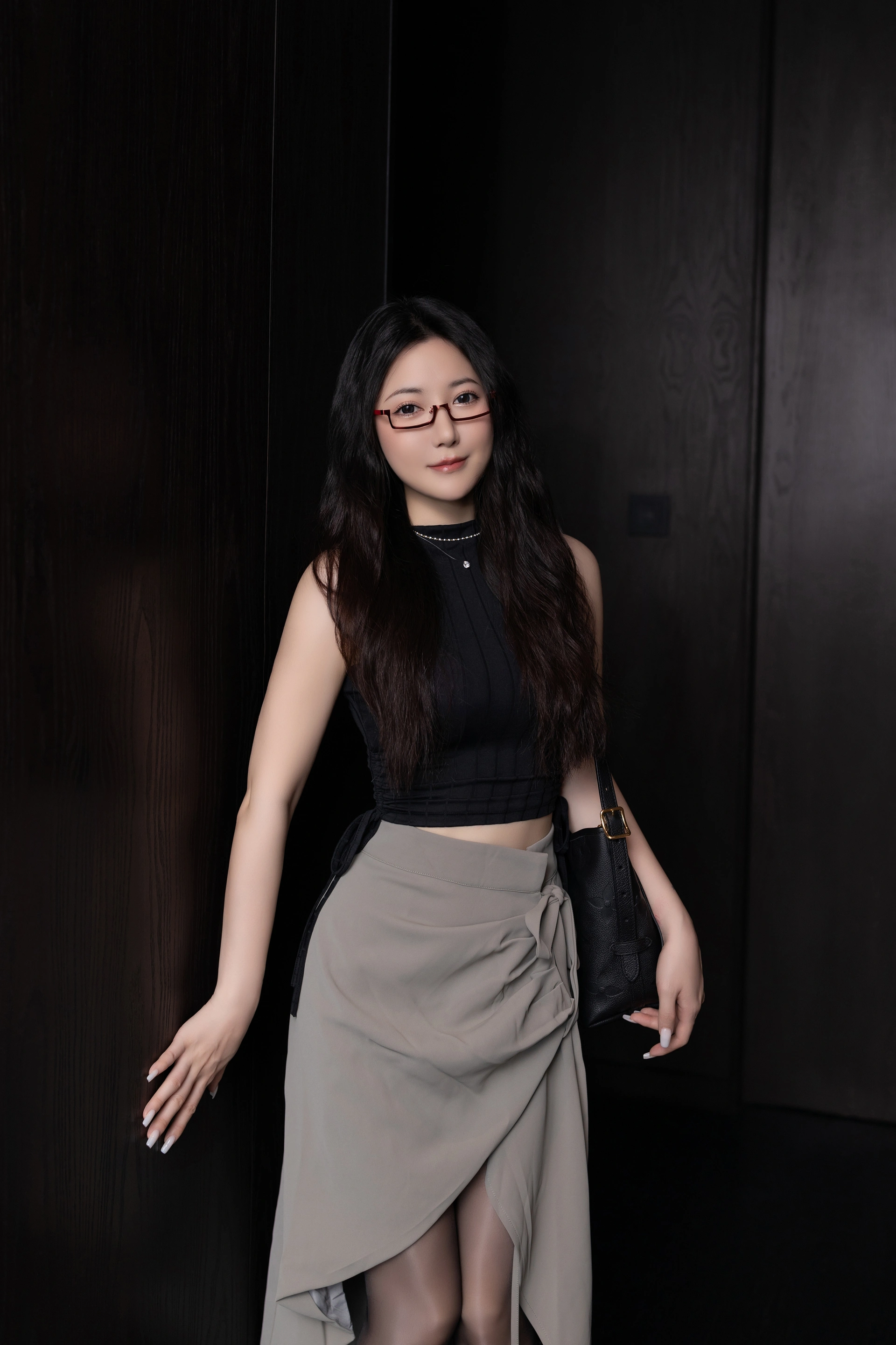 鱼子酱Fish（私拍）- NO.224《眼镜娘》写真 0