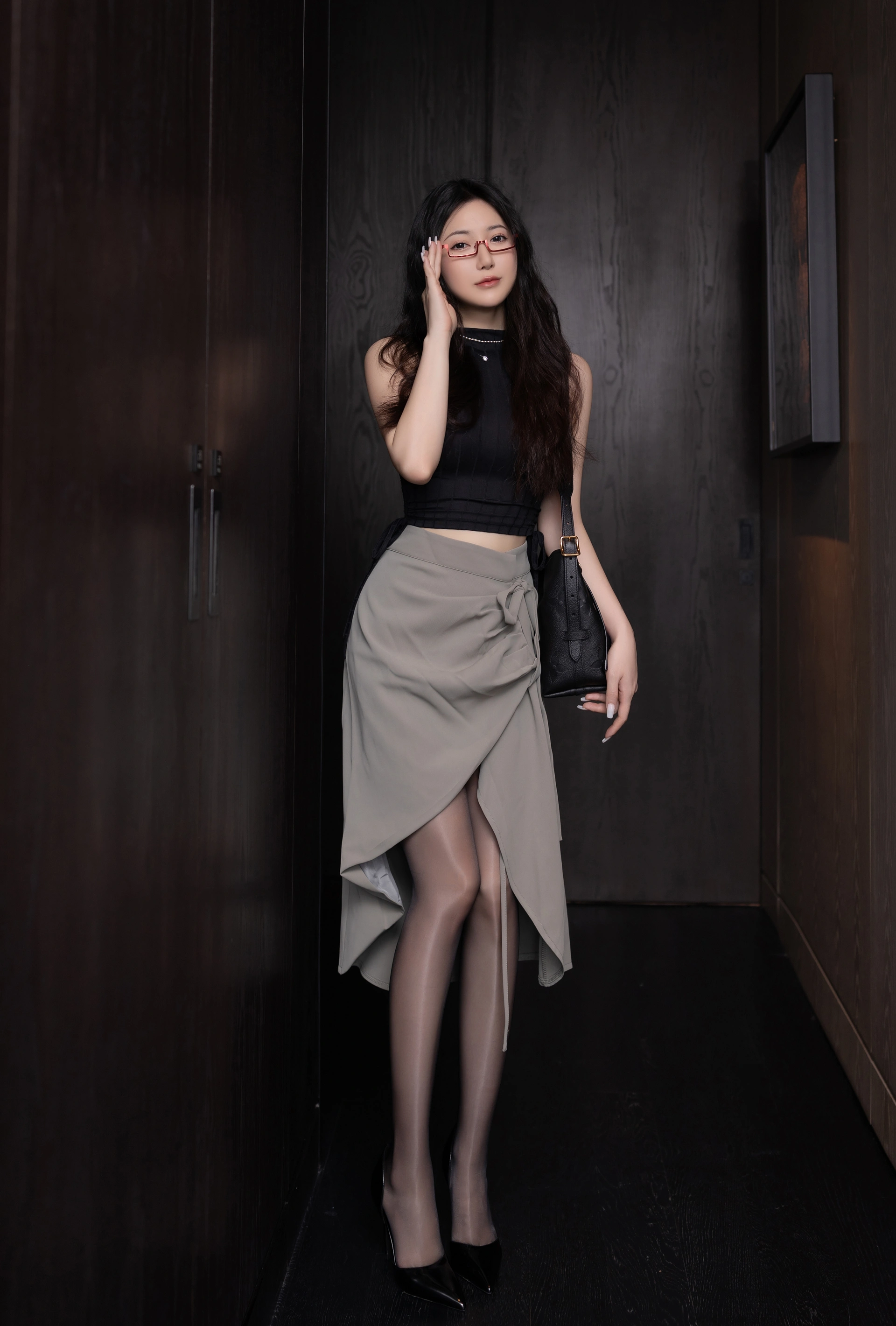 鱼子酱Fish（私拍）- NO.224《眼镜娘》写真 1